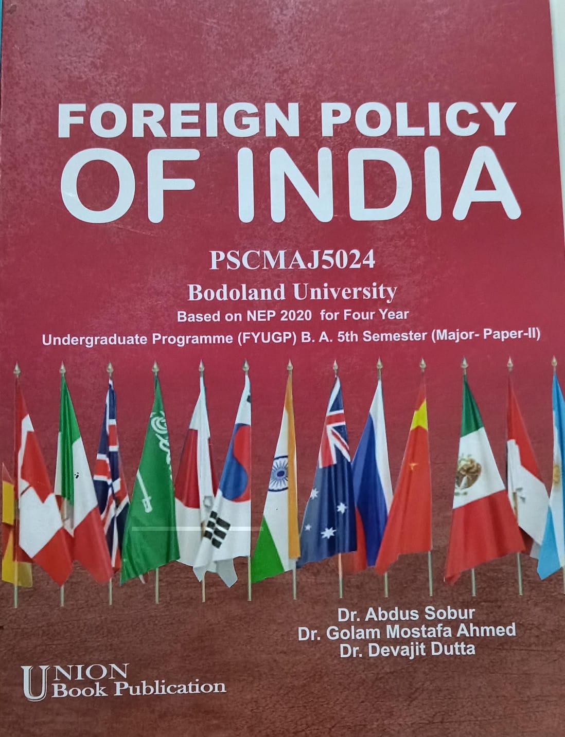 Foreign Policy Of India