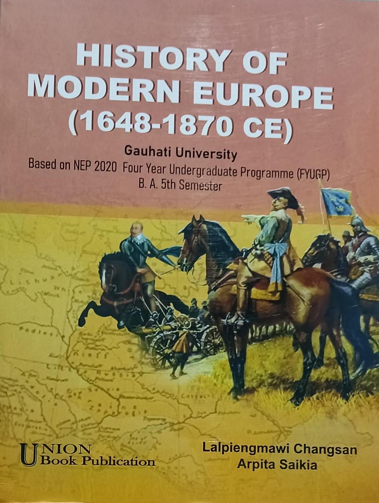 History Of Modern Europe (1648-1870 CE)