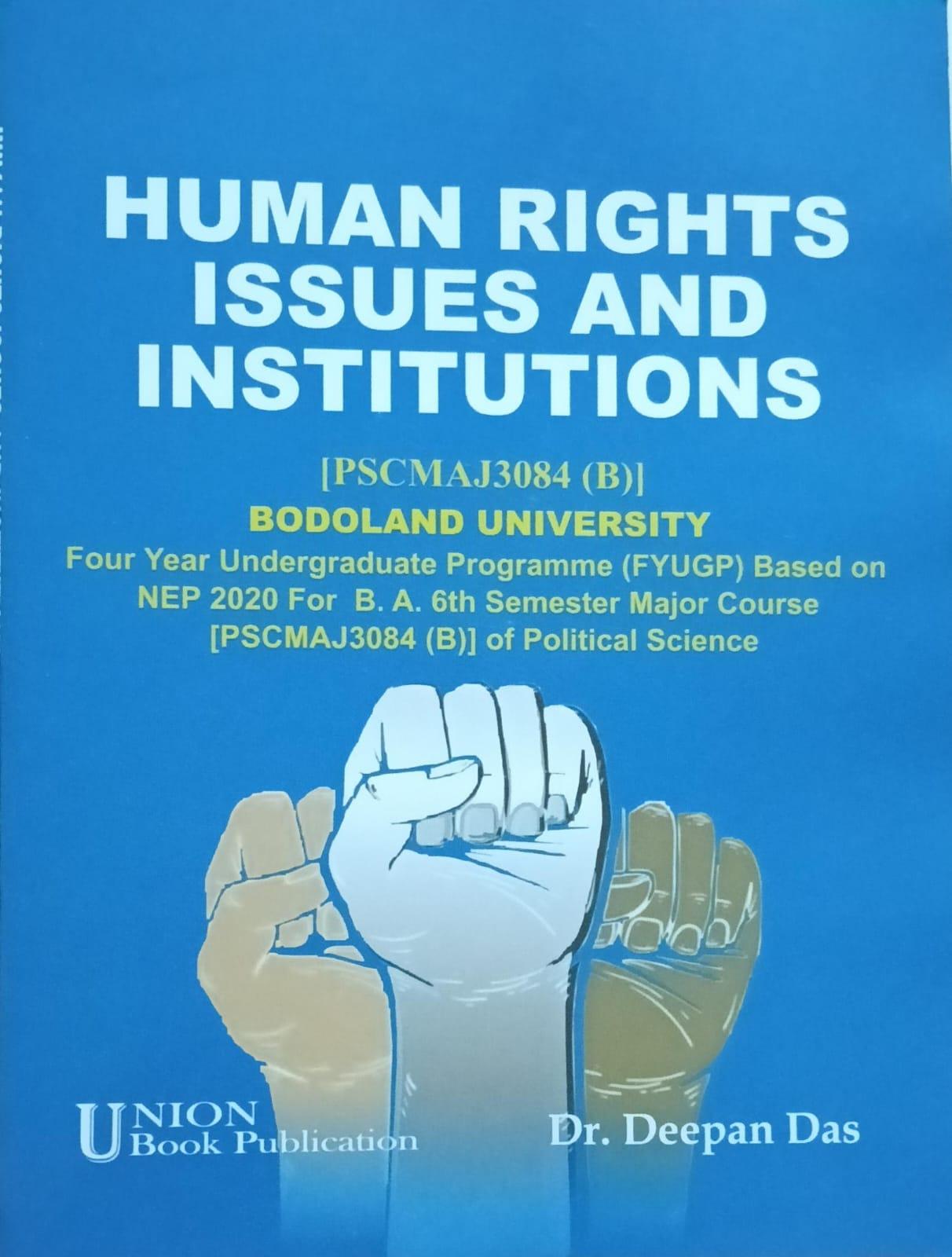 Human Rights Issues And Institutions