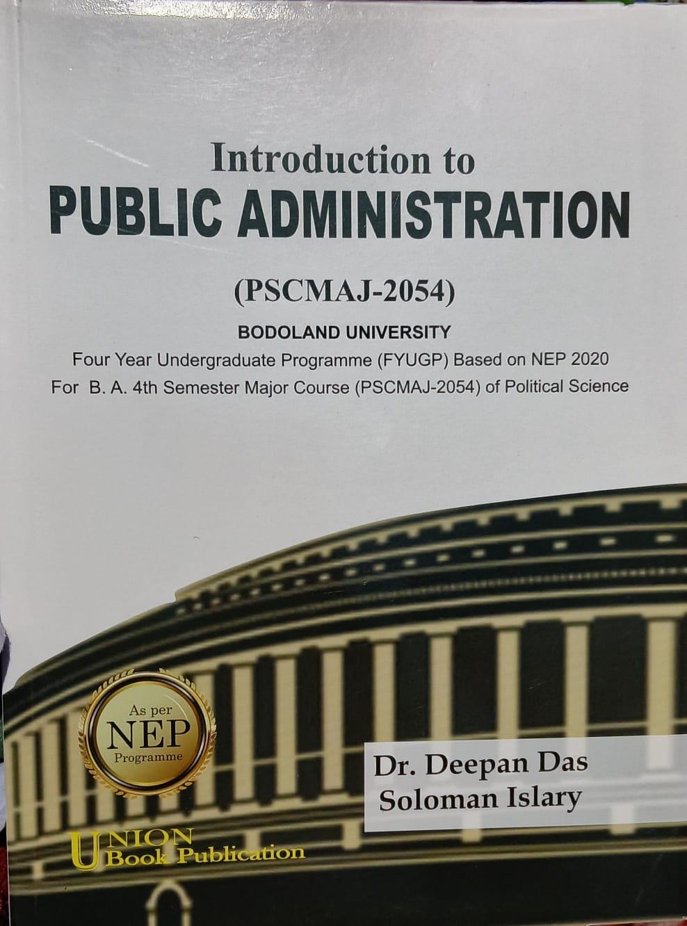 Introduction To Public Administration