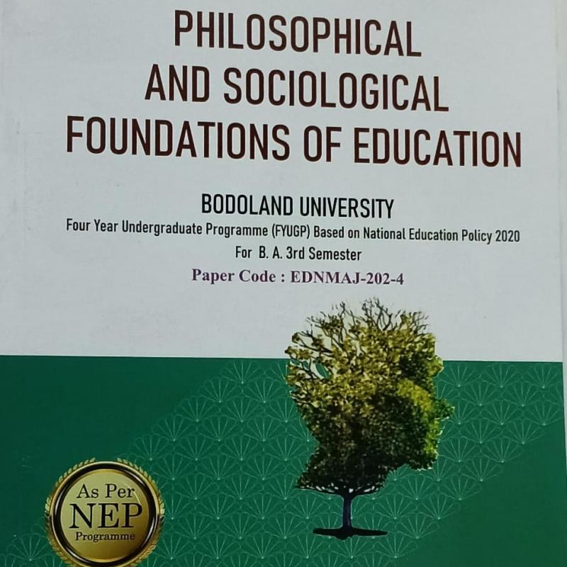 Philosophical And Sociological Foundations Of Education