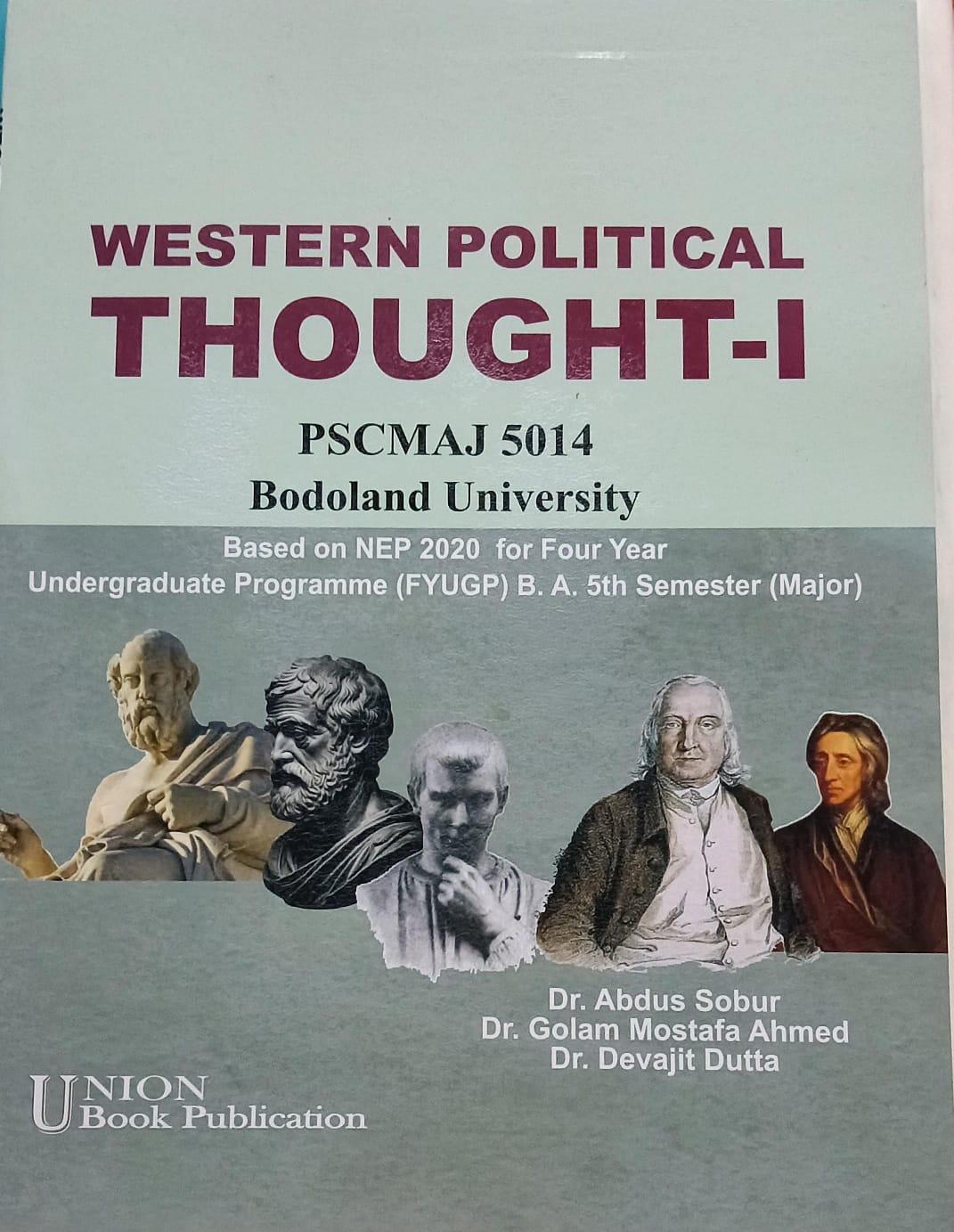 Western Political Thought -I